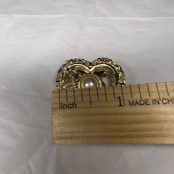 Vintage Gold Tone Scarf Clip - Picture 7 of 7